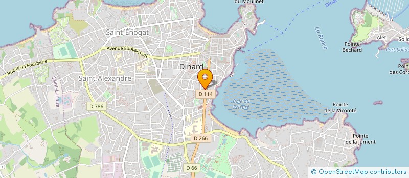 localisation de l'entreprise ASS COPRO IM48 BD FEART  DINARD