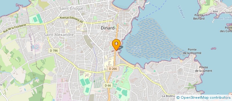 localisation de l'entreprise ASS COPRO IM7 7 BIS AV GAL DE GAULLE  DINARD