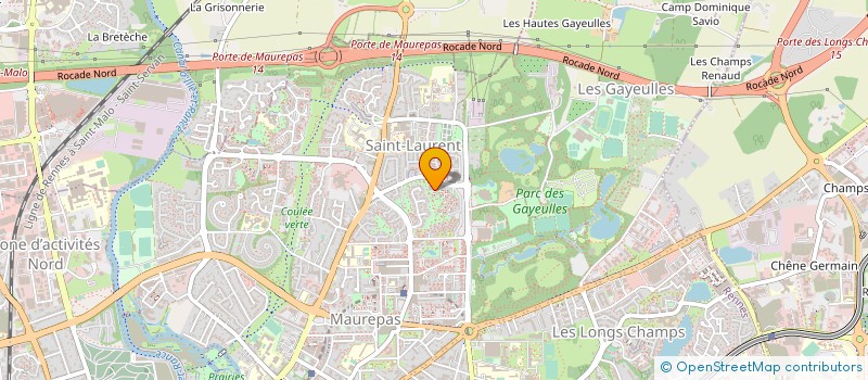 localisation de l'entreprise ASS COPRO IMM 1 A 14 SQ DE TANOUARN  RENNES