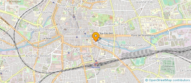 localisation de l'entreprise ASS COPRO IMM 11 RUE DUHAMEL  RENNES