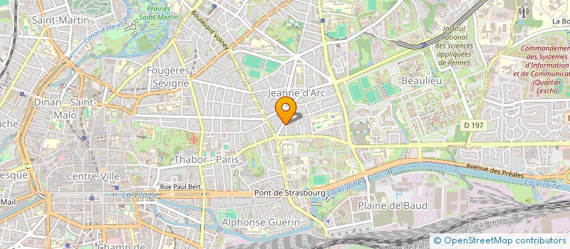 localisation de l'entreprise ASS COPRO IMM 20B RUE DANTON  RENNES