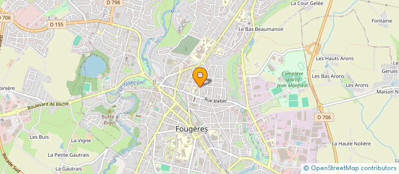 localisation de l'entreprise ASS COPRO IMM 35 R AMIRAL DE GUICHEN  FOUGERES