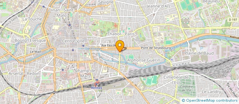 localisation de l'entreprise ASS COPRO IMM 6 BD LAENNEC  RENNES