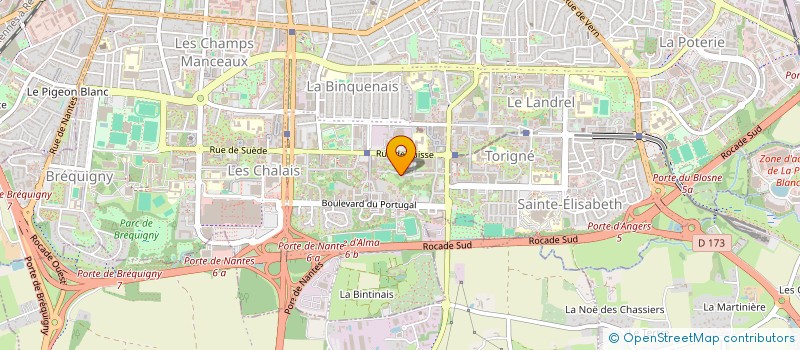 localisation de l'entreprise ASS COPRO IMM 8 A 14 ALLEE DU GACET  RENNES