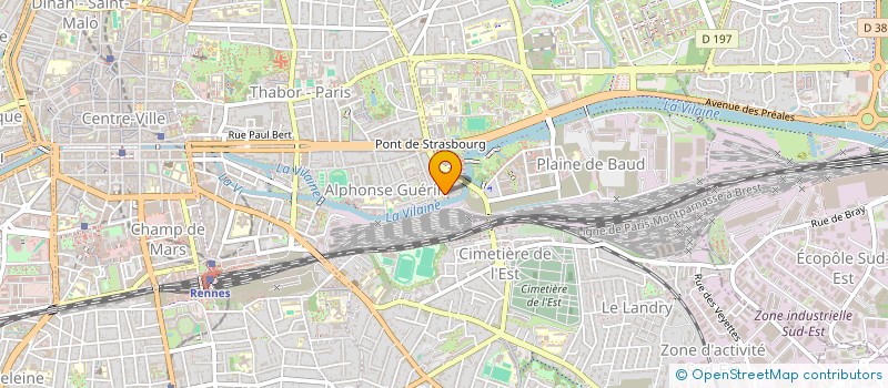 localisation de l'entreprise ASS COPRO IMM LE CLOS MAREUIL  RENNES