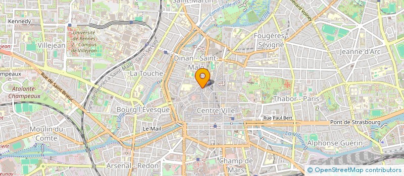 localisation de l'entreprise ASS COPRO IMMEUBLE 17 R ST MICHEL N163  RENNES