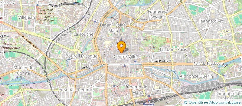 localisation de l'entreprise ASS COPRO IMMEUBLE 6 R CHATEAURENAULT  RENNES