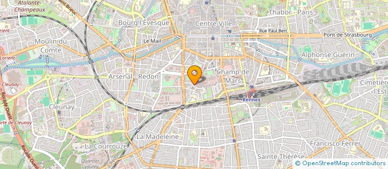 localisation de l'entreprise ASS COPRO IMMEUBLE ARIANE  RENNES