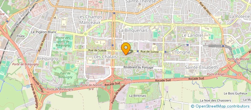 localisation de l'entreprise ASS COPRO IMMEUBLE BILBAO 3  RENNES