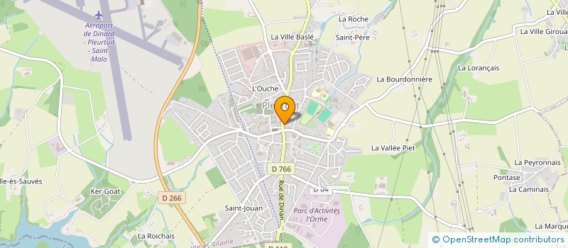 localisation de l'entreprise ASS COPRO IMMEUBLE CARAVELLE  PLEURTUIT