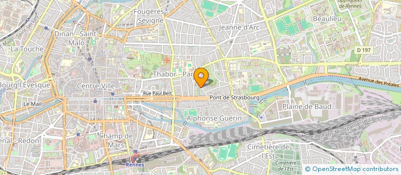 localisation de l'entreprise ASS COPRO IMMEUBLE CHARME  RENNES