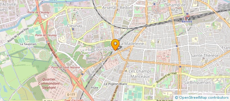 localisation de l'entreprise ASS COPRO IMMEUBLE LA CROIX DU SUD  SAINT-JACQUES-DE-LA-LANDE