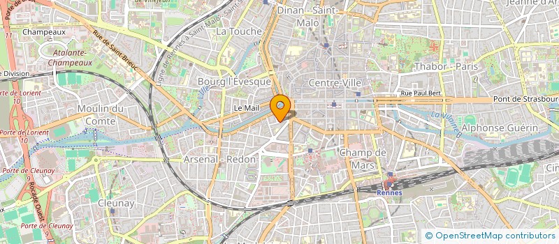 localisation de l'entreprise ASS COPRO IMMEUBLE LE PEULVAN  RENNES