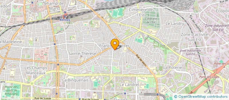 localisation de l'entreprise ASS COPRO IMMEUBLE LEON BLUM  RENNES