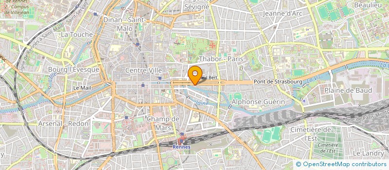 localisation de l'entreprise ASS COPRO IMMEUBLE RIVE GAUCHE  RENNES