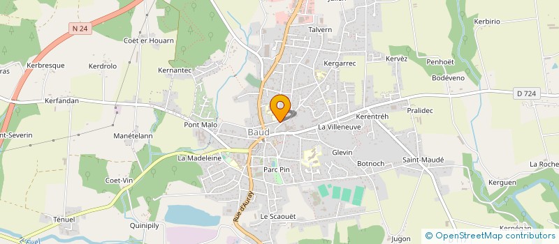 localisation de l'entreprise ASS COPRO LE CLOS DES FONTAINES  BAUD