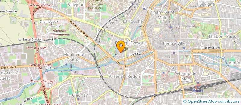 localisation de l'entreprise ASS COPRO LES COETLANDS  RENNES