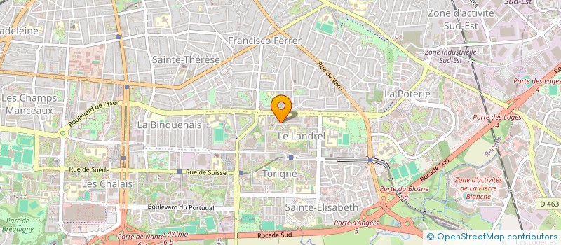 localisation de l'entreprise ASS COPRO MORAVIE SLOVAQUIE à RENNES