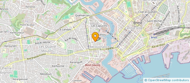 localisation de l'entreprise ASS COPRO PLACE JOSESPH GOEZ à BREST