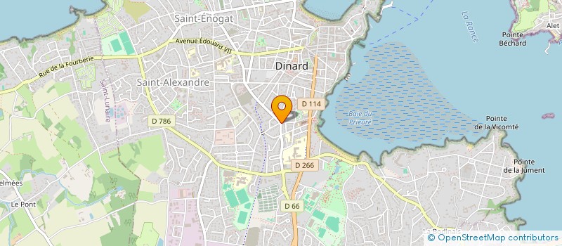 localisation de l'entreprise ASS COPRO R PICHOT à DINARD