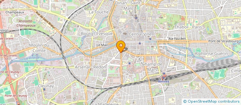 localisation de l'entreprise ASS COPRO RESIDENCE BRETAGNE  RENNES