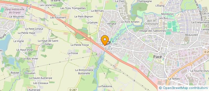 localisation de l'entreprise ASS COPRO RESIDENCE DE L'ANCIEN RELAIS  PACE