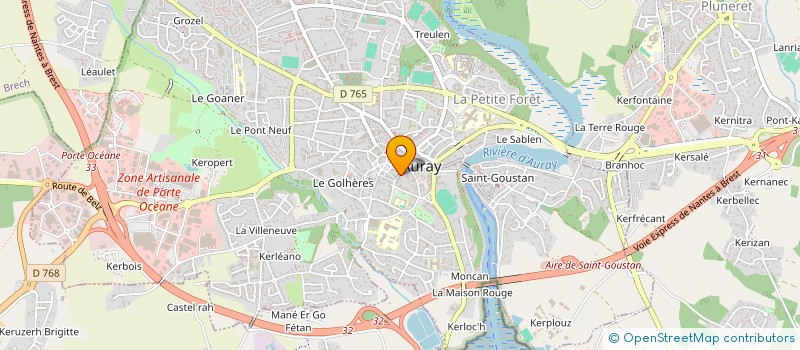 localisation de l'entreprise ASS COPRO RESIDENCE DU BELZIC 1 à AURAY
