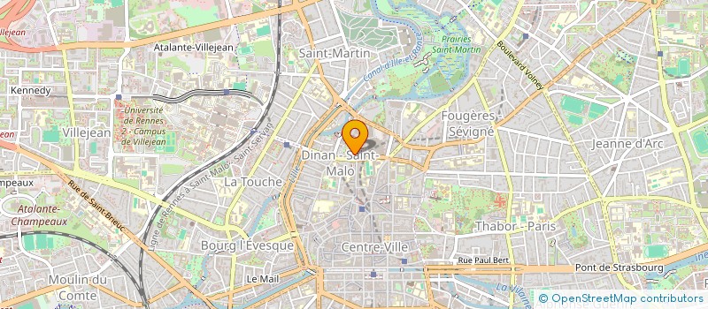 localisation de l'entreprise ASS COPRO RESIDENCE LE SOLIDOR  RENNES