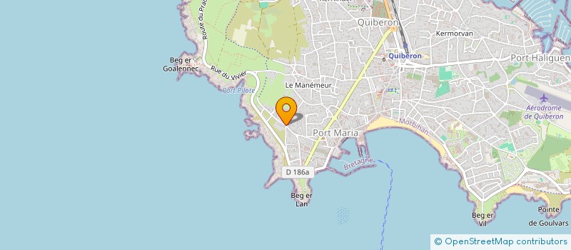 localisation de l'entreprise ASS COPRO RESIDENCE VILLAS DE KERMARIA  QUIBERON