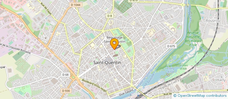 localisation de l'entreprise ASS COPROP IMMEUBLE LA VERMANDOISE à SAINT-QUENTIN