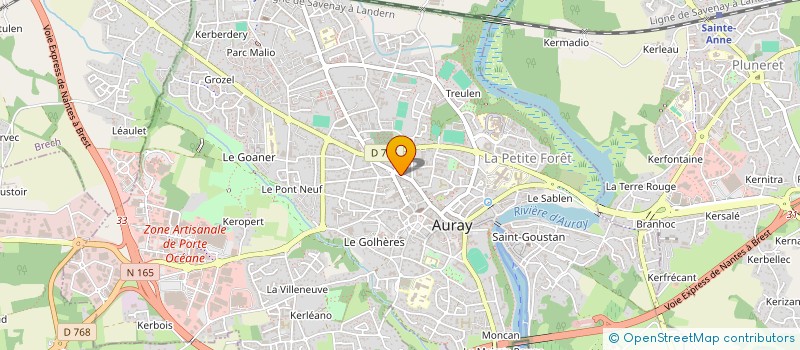 localisation de l'entreprise ASS COPROP RESIDENCE CLEMENCEAU III à AURAY