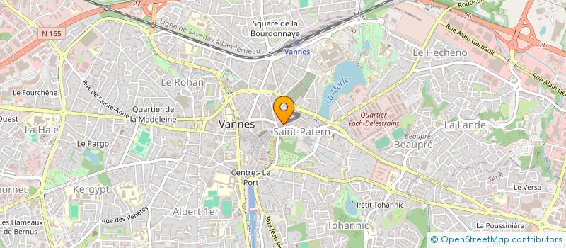 localisation de l'entreprise ASS COPROP RESIDENCE LES AUGUSTINES à VANNES