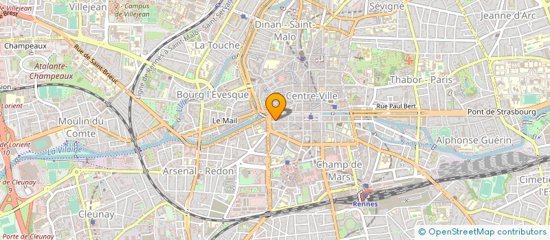 localisation de l'entreprise ASS. COPROPRIETE  RENNES