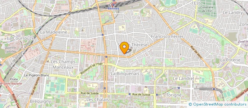 localisation de l'entreprise ASS COPROPRIETE  RENNES