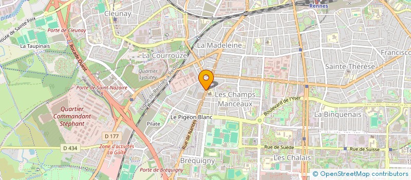 localisation de l'entreprise ASS COPROPRIETE  SAINT-JACQUES-DE-LA-LANDE