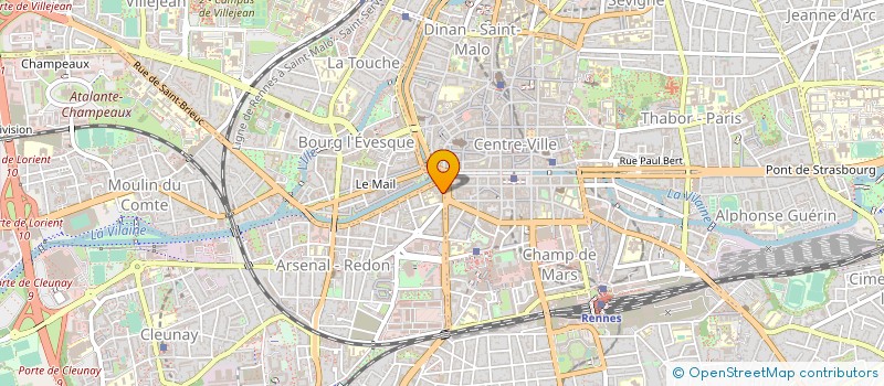 localisation de l'entreprise ASS. COPROPRIETE  RENNES