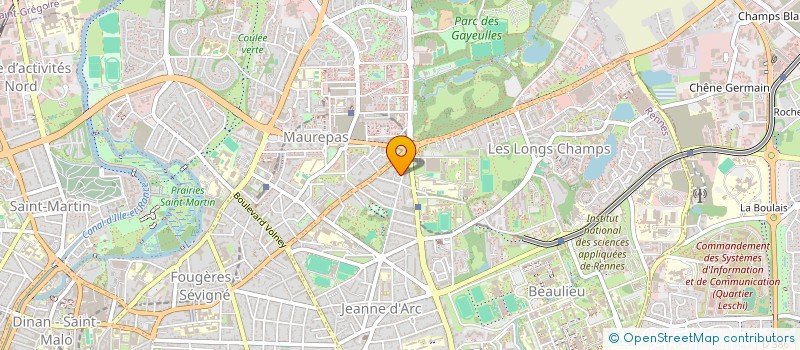 localisation de l'entreprise ASS. COPROPRIETE  RENNES