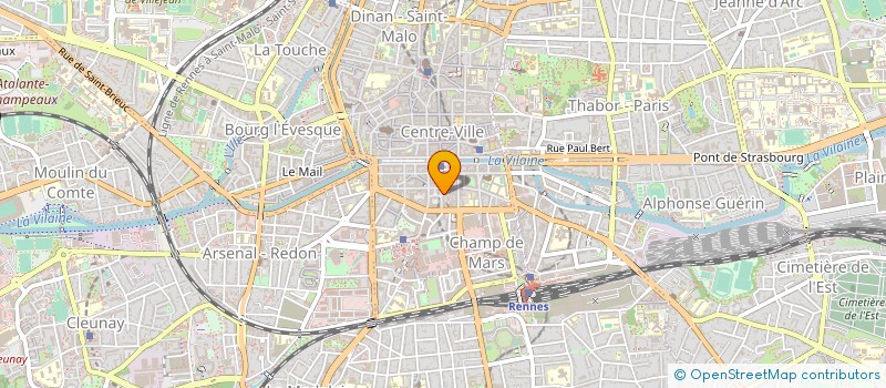 localisation de l'entreprise ASS. COPROPRIETE  RENNES