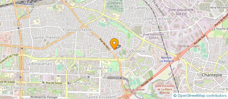 localisation de l'entreprise ASS. COPROPRIETE  RENNES