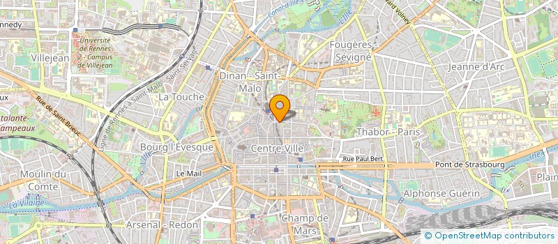 localisation de l'entreprise ASS. COPROPRIETE  RENNES