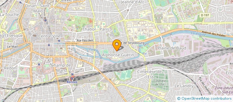 localisation de l'entreprise ASS COPROPRIETE 14 R BERTRAND ROBIDOU  RENNES