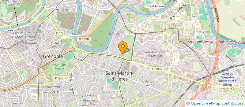 localisation de l'entreprise ASS COPROPRIETE  LE BIDAL  SAINT-MARTIN-D'HERES