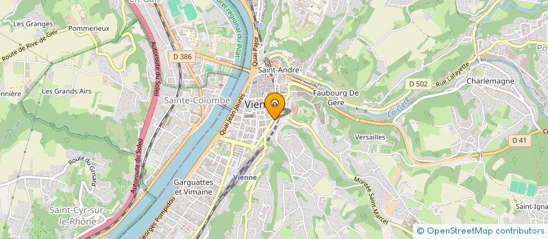 localisation de l'entreprise ASS COPROPRIETE VICTOR HUGO  VIENNE