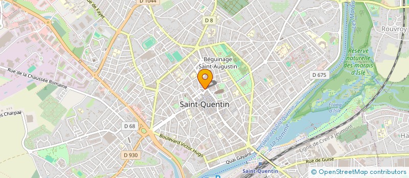 localisation de l'entreprise ASS COPROPRIETES 2 RUE NEF D OR à SAINT-QUENTIN