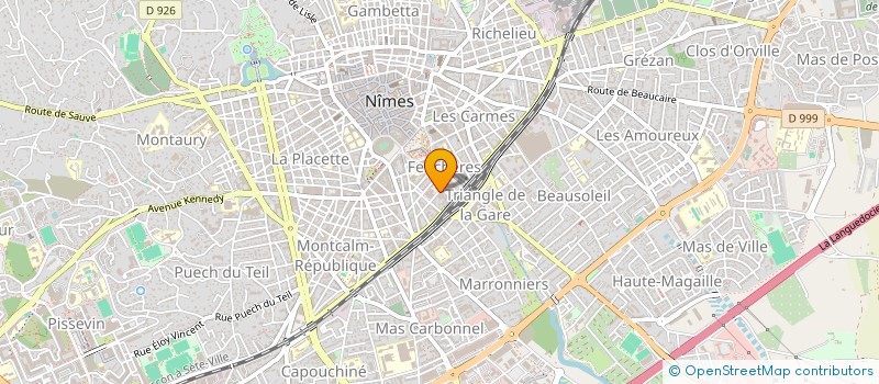 localisation de l'entreprise ASS COREG DE LANGUEDOC - ROUSSILLON  NIMES