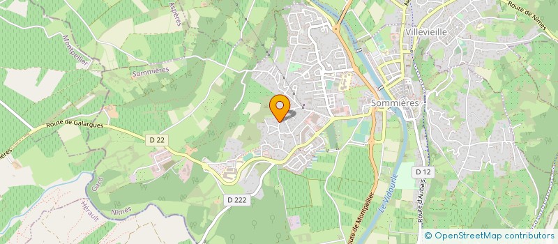 localisation de l'entreprise ASS CORIANDRE  SOMMIERES