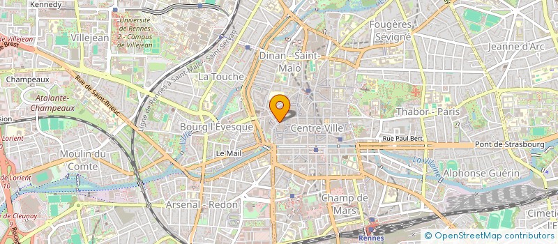 localisation de l'entreprise ASS CORPO 17 RUE DE LA MONNAIE  RENNES