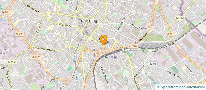 localisation de l'entreprise ASS CORPOPRIETAIRE LE CHEVRY à TOURCOING