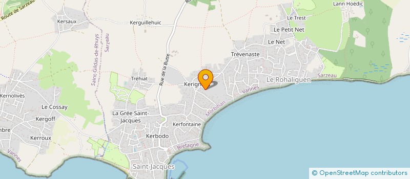 localisation de l'entreprise ASS CORPS MOUVEMENT SANTE  SARZEAU