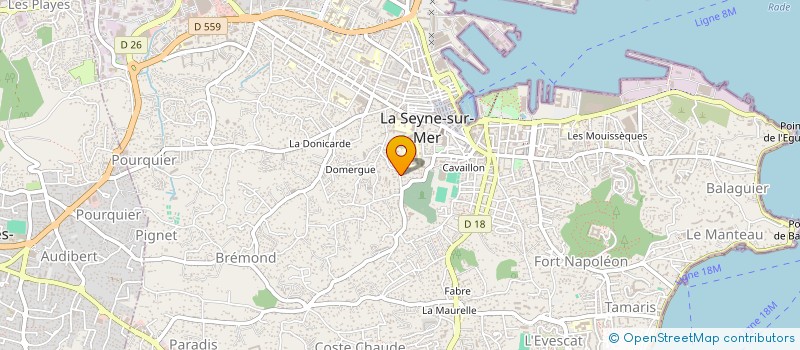 localisation de l'entreprise ASS CORPS SONORE à LA SEYNE-SUR-MER